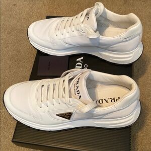 Prada men white Sneakers